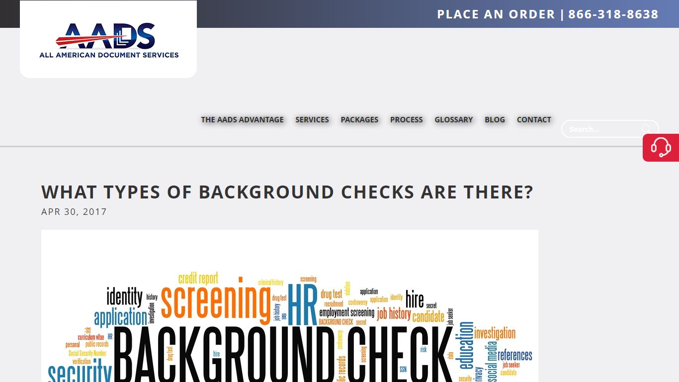 What Types of Background Checks are there? - All American Document Services